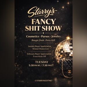 2/3: 💅🏽🖤 STARRY’S FANCY SHIT SHOW |💍👑💎 | LIVE EVENT NOTICE 🖤💅🏽